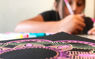 CONNECTING THROUGH ART – MANDALAS AND MOTHERING CONVERSATIONS ON HARD DAYS